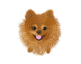 Pomeranian dog Machine embroidery designs Chihuahua