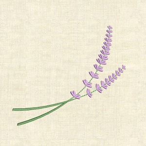 Lavender embroidery Machine embroidery designs flowers
