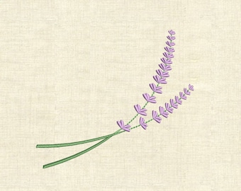 ラベンダー刺繍機械刺繍デザインの花 - Etsy 日本