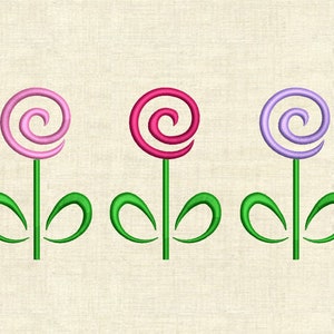 Continues flowers borders Machine embroidery designs