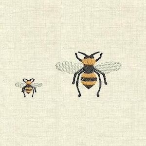Bee Machine embroidery design