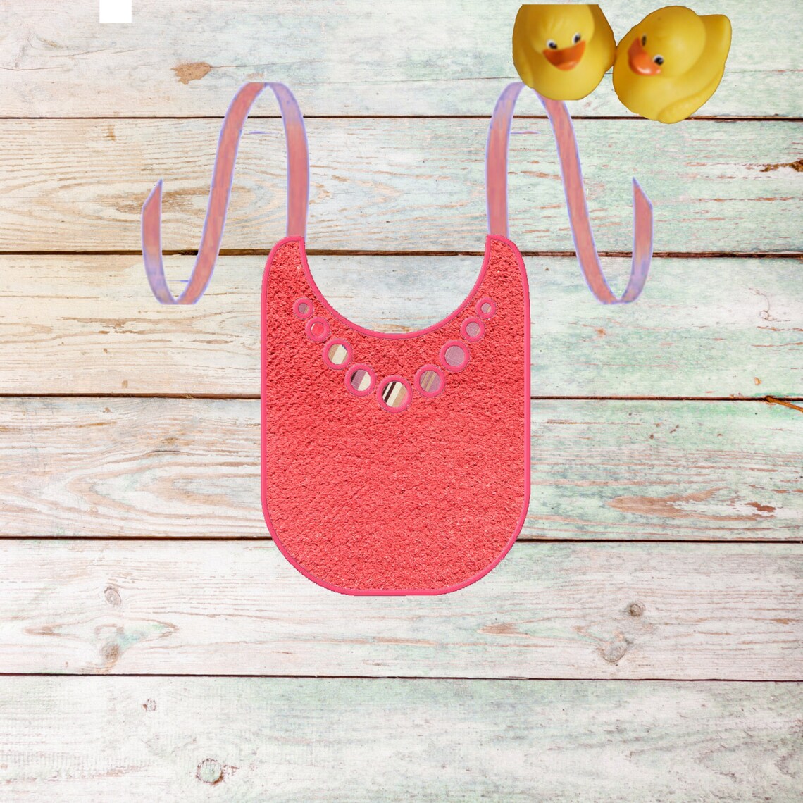 Machine Embroidery Designs Baby Bibs for Girls With Bow and Etsy