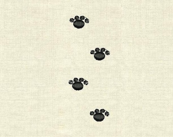 Machine embroidery design cat, dog, Paw Border