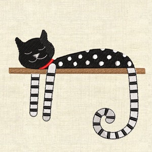 Cat with dots Machine embroidery designs