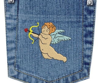 Mini Angel Valentines cupid Machine embroidery designs