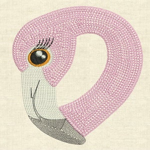 Flamingo Machine embroidery designs birds