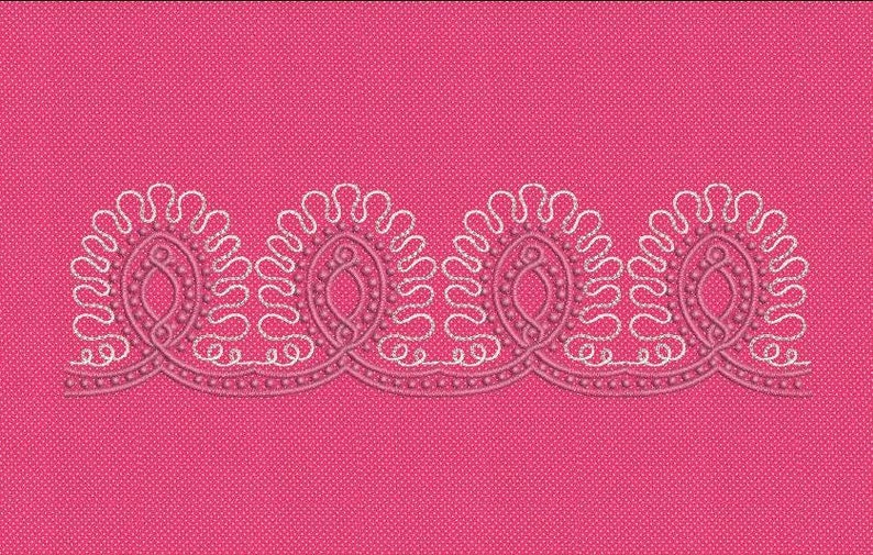 Machine embroidery designs borders image 3