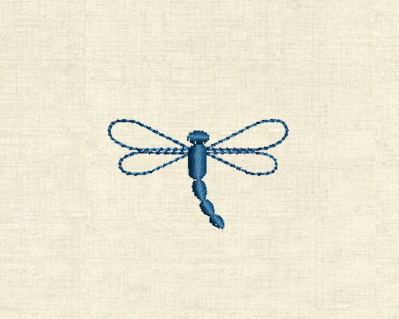Machine Embroidery Designs Mini Dragonfly Etsy