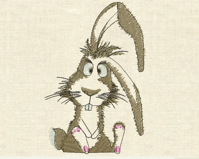 Machine Embroidery Designs Silly Rabbit - Etsy UK