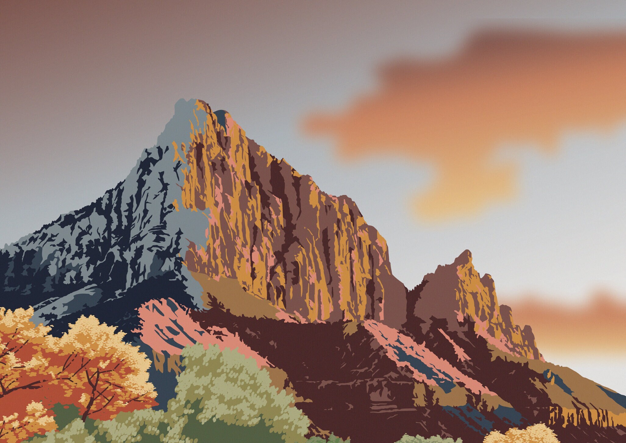 Sunset - Parc National Zion