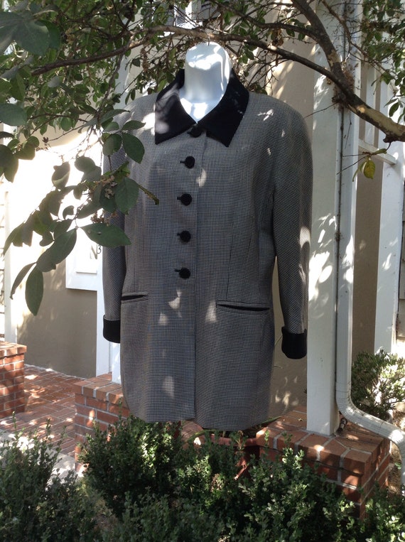 Escada by Margaretha Ley Houndstooth Jacket