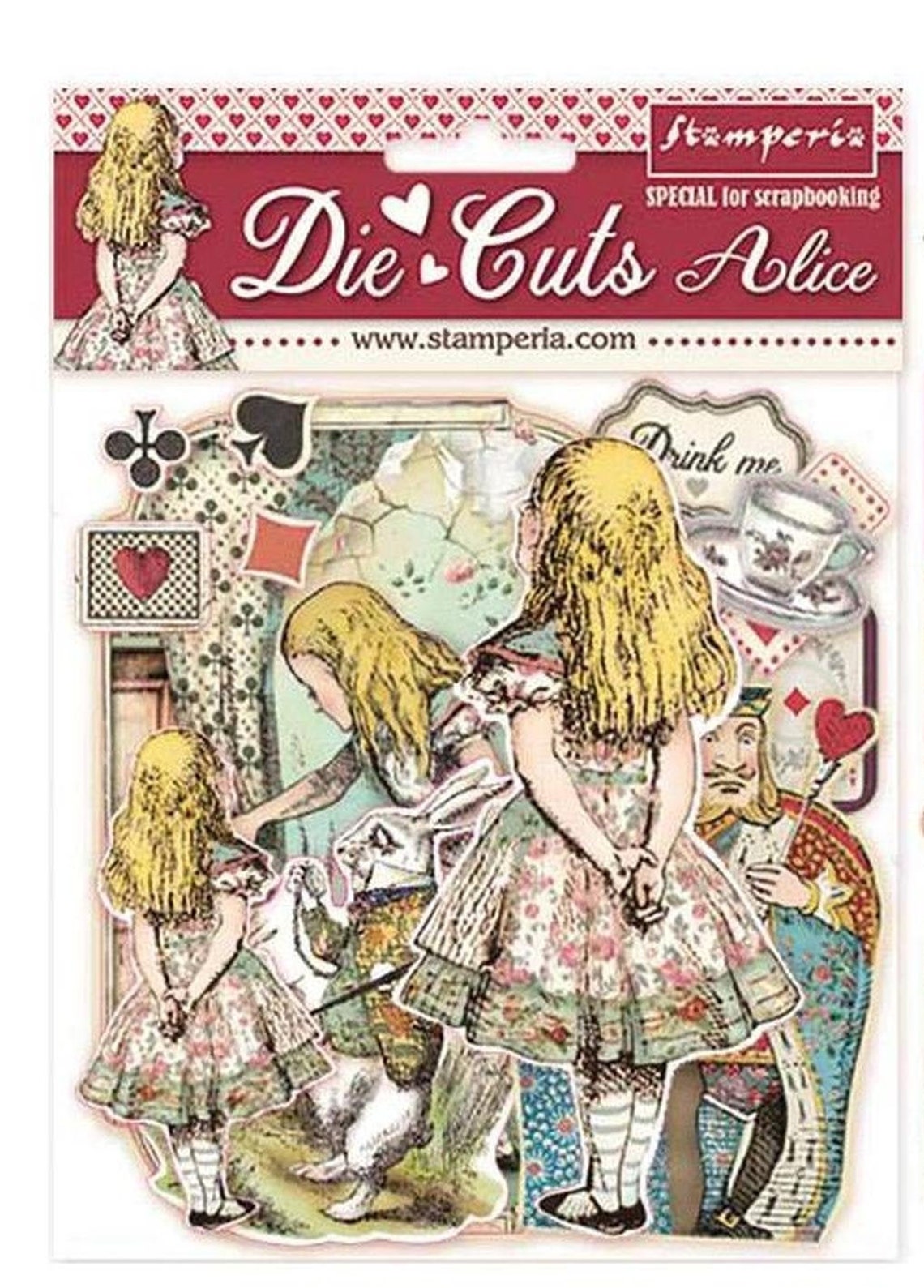 Stamperia Die Cut Chipboard Alice in Wonderland Lot 62 Etsy