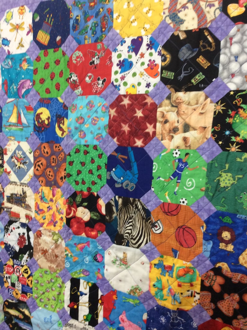 Snowball Ispy Quilt Pattern, Kids Quilts, Novelty Fabric, Baby Quilt