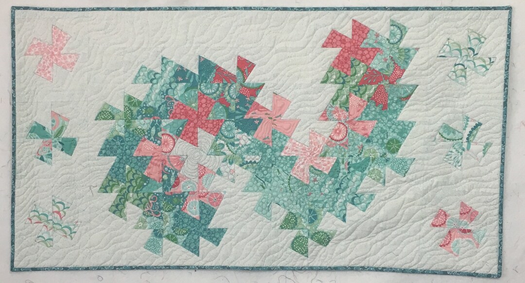 Swirlpool Quilt Pattern - Table Runner - Digital Download - Etsy