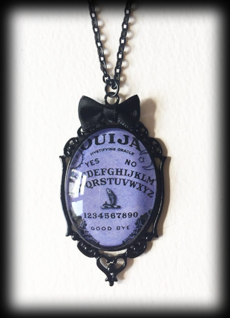 Purple Ouija Earrings Occult Jewelry Ouija Board Jewelry Etsy