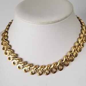 Monet Brushed Gold Tone Choker Monet 