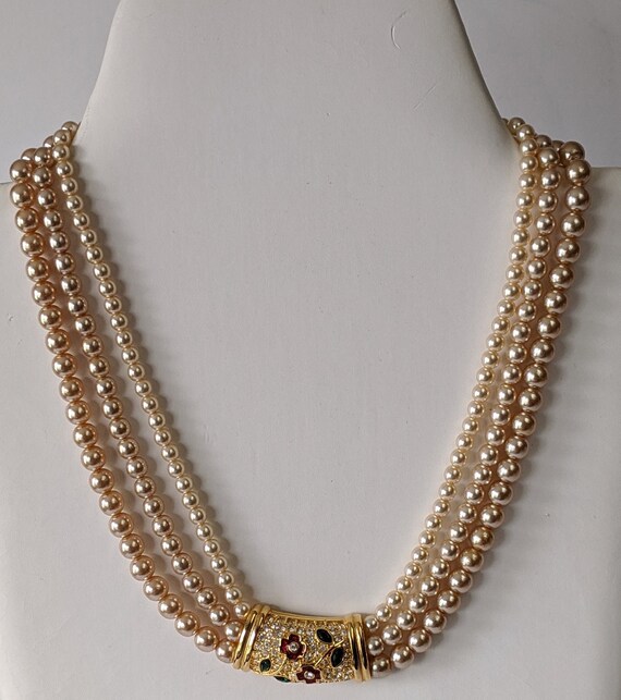 Joan Rivers Necklace, Joan Rivers Faux Pearl Neckl