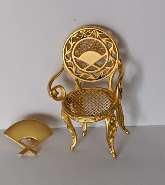 Karl Lagerfeld Oversized Chair Brooch, Karl Lagerf
