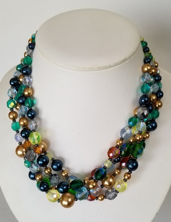 Joan Rivers 4 Strand Necklace, Joan Rivers Multist