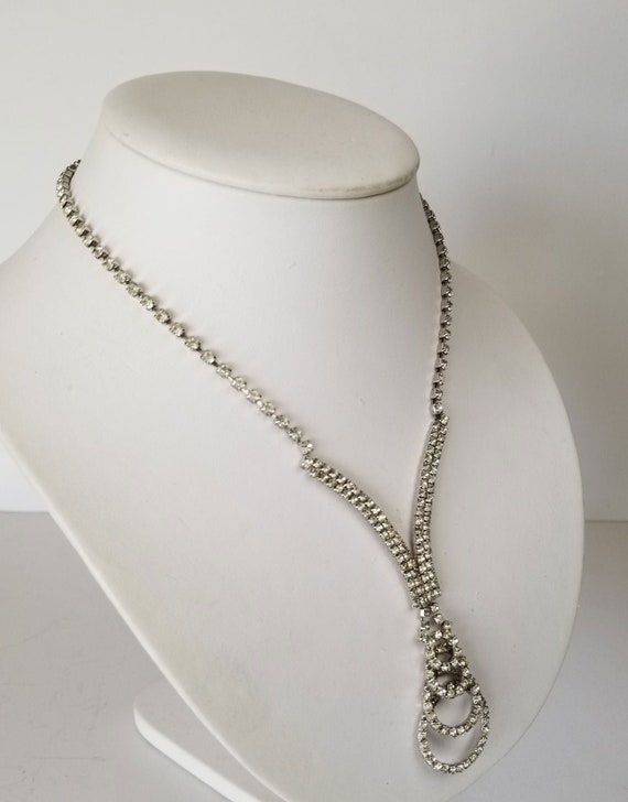 Art Deco Style Hobe Rhinestone Choker, Hobe Rhines
