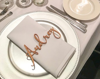 200 Pk | Personalised Wedding Place Cards | Guest Names | Laser Cut Names | Custom Wedding Signs | Wooden Place Names | Arcylic Place Names