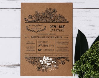 unique invitations etsy