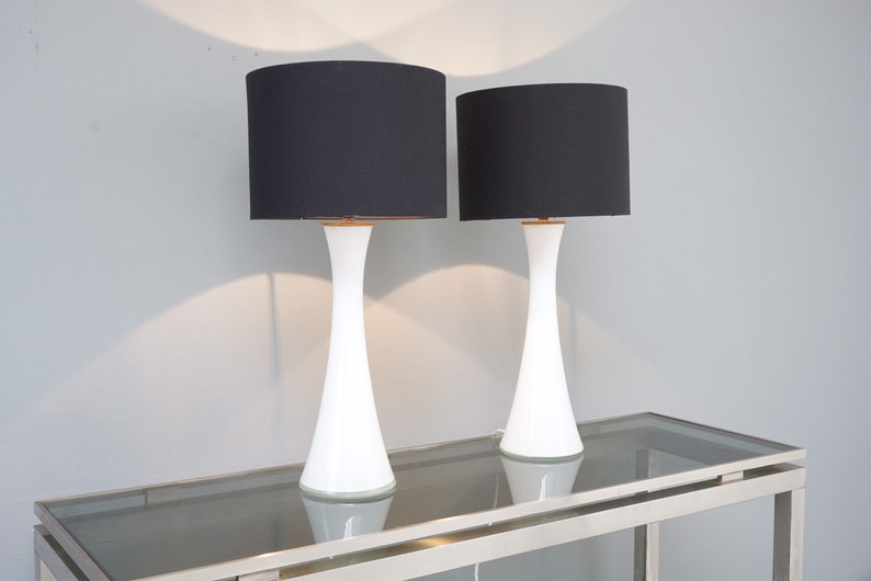 Pair of mid century table lamps image 3