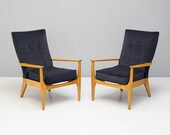 Pair of Mid-Century Parker knoll chairs model PK 988