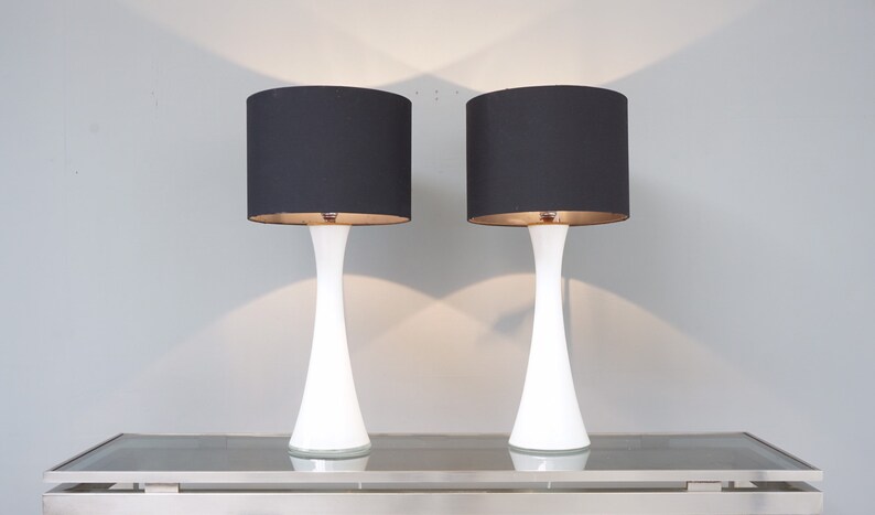 Pair of mid century table lamps image 1