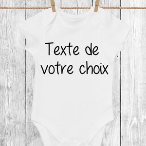 Baby bodysuit, customizable