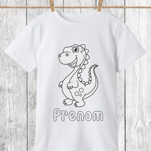 Dessin tee shirt colorier sale