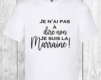 T-shirt marraine