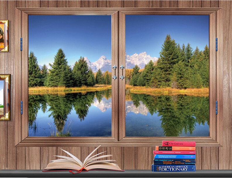 CHOIS EF4202 Custom Window Film DIY Scenery Forest Trees Lakes Etsy