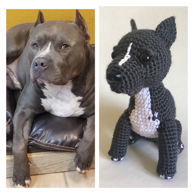 stuffed pitbull