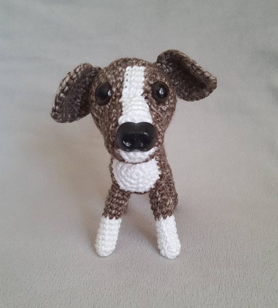brindle pitbull stuffed animal