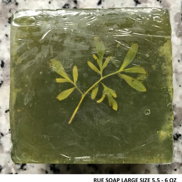 Alandana RUE SOAP STRONG Scent Ruta Graveolens Jabon Ruda Essential Oil