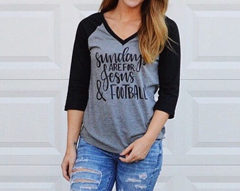 Football Graphic Tee Christian Tee Woman Football Shirt | Etsy