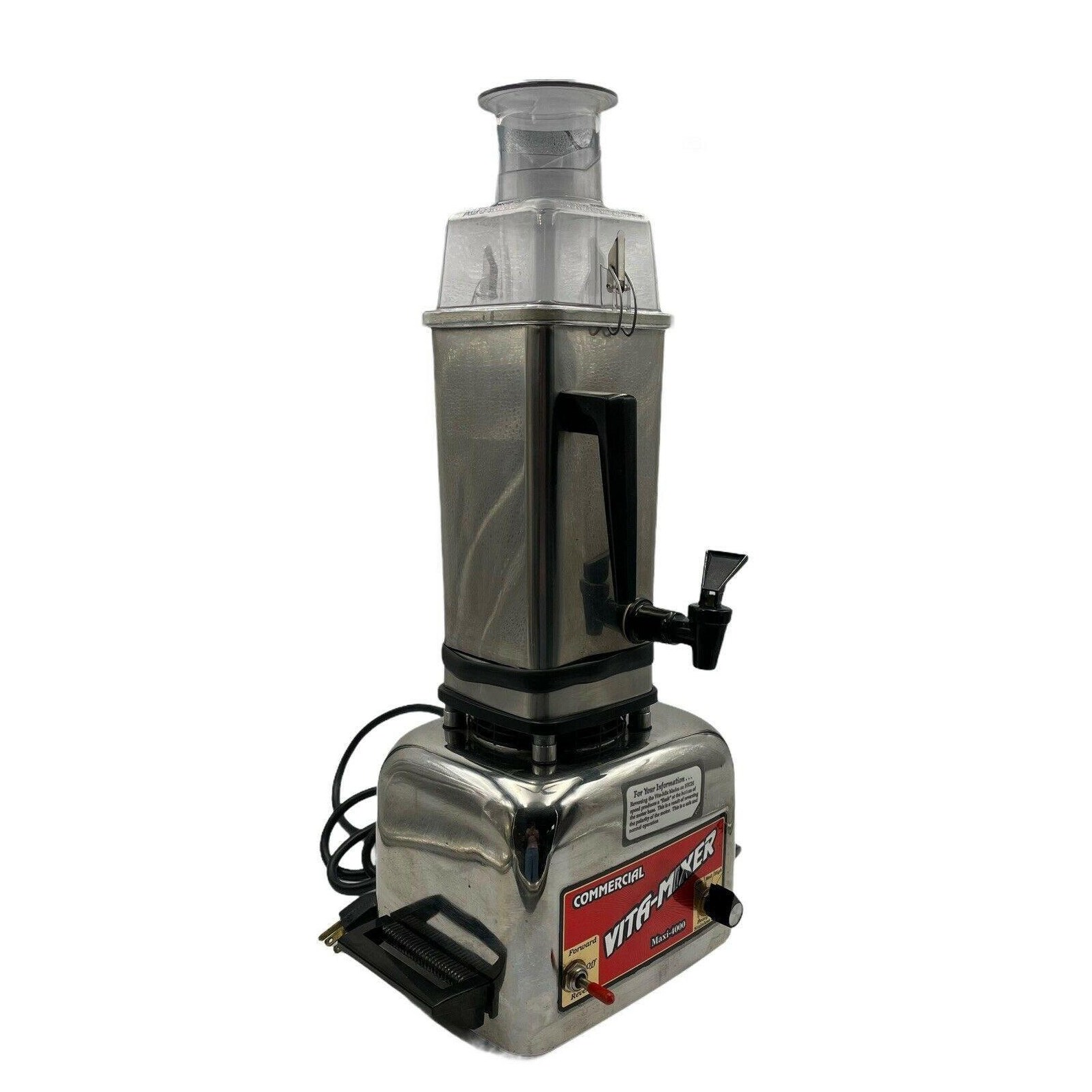 Vitamix Commercial VitaMixer Maxi4000 Mélangeur en acier Etsy