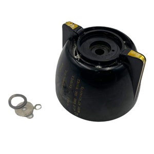 Botão de discagem rápida vintage Sunbeam Mixmaster modelo 12 preto com substituição de ouro