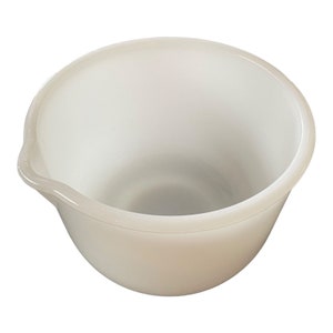 Sunbeam Mixmaster Stand Mixer Glasbake Milk Glass Tigela de mistura pequena 20CJ 6,75&quot;
