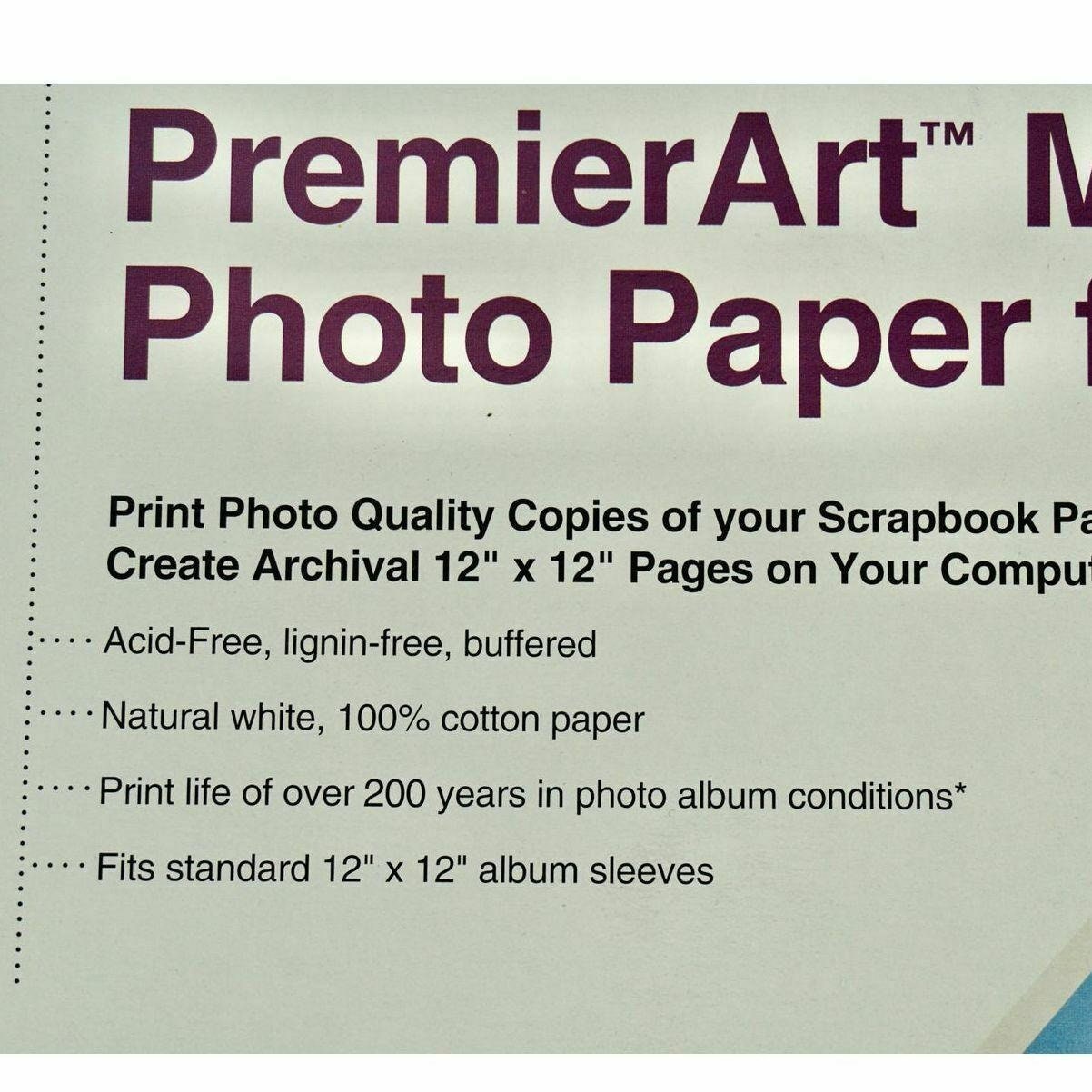 Premierart Matte Scrapbook Photo Paper 2pack NEW SEALED Epson Etsy UK