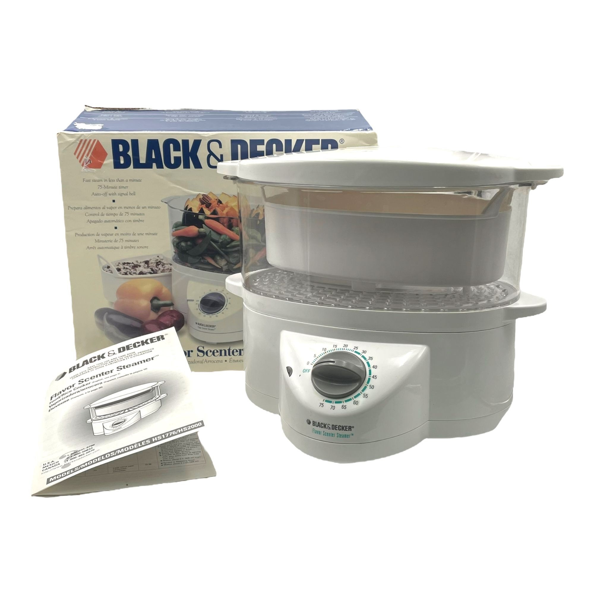 Black & Decker HS2000 Flavor Scenter Steamer and Rice Cooker