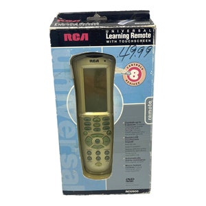 RCA RCU900 2002 Télécommande d’apprentissage universelle avec écran tactile rétroéclairé