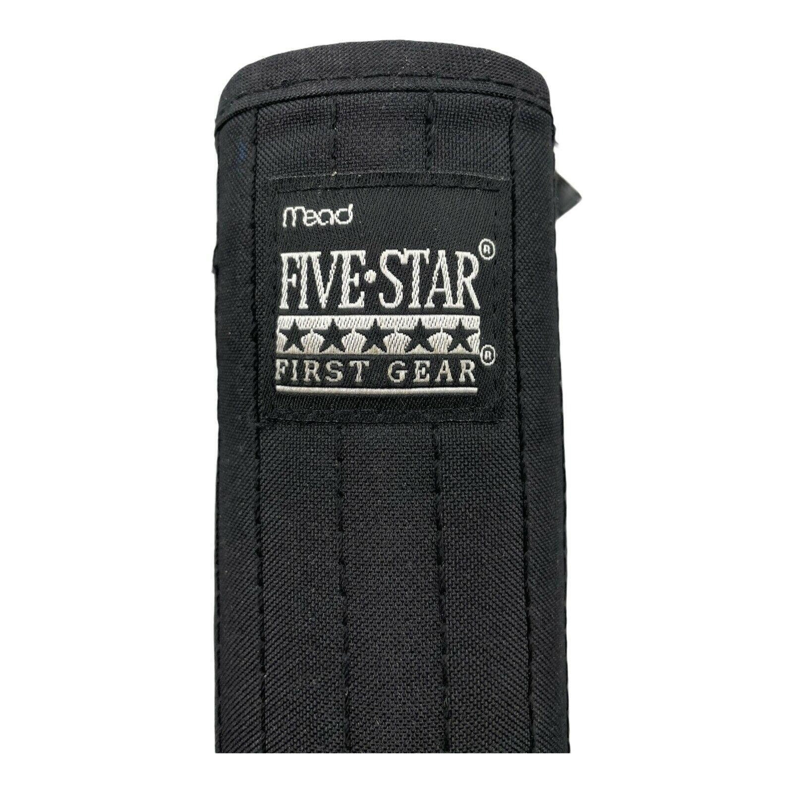 Vintage 90s Mead Five Star First Gear Binder Black Zippered. Etsy