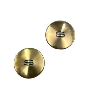 Placas de cobertura do emblema &#39;S&#39; do Sunbeam Mixmaster vintage, peça de reposição do modelo 12