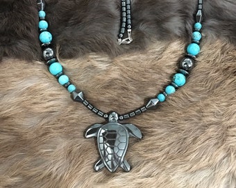 Authentic Native American Indian Jewelry Turquoise Sea