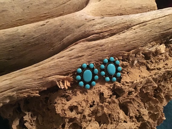Jeffrey Jackson Vintage Native American Navajo Sleeping Beaut Turquoise Sterling Silver Bracelet Jeffrey Jackson Vintage Native American Navajo Sleeping Beaut Turquoise Sterling Silver Bracelet