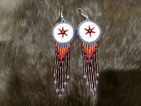 Navajo Sterling Silver Beaded Earrings – Nizhoni Traders LLC