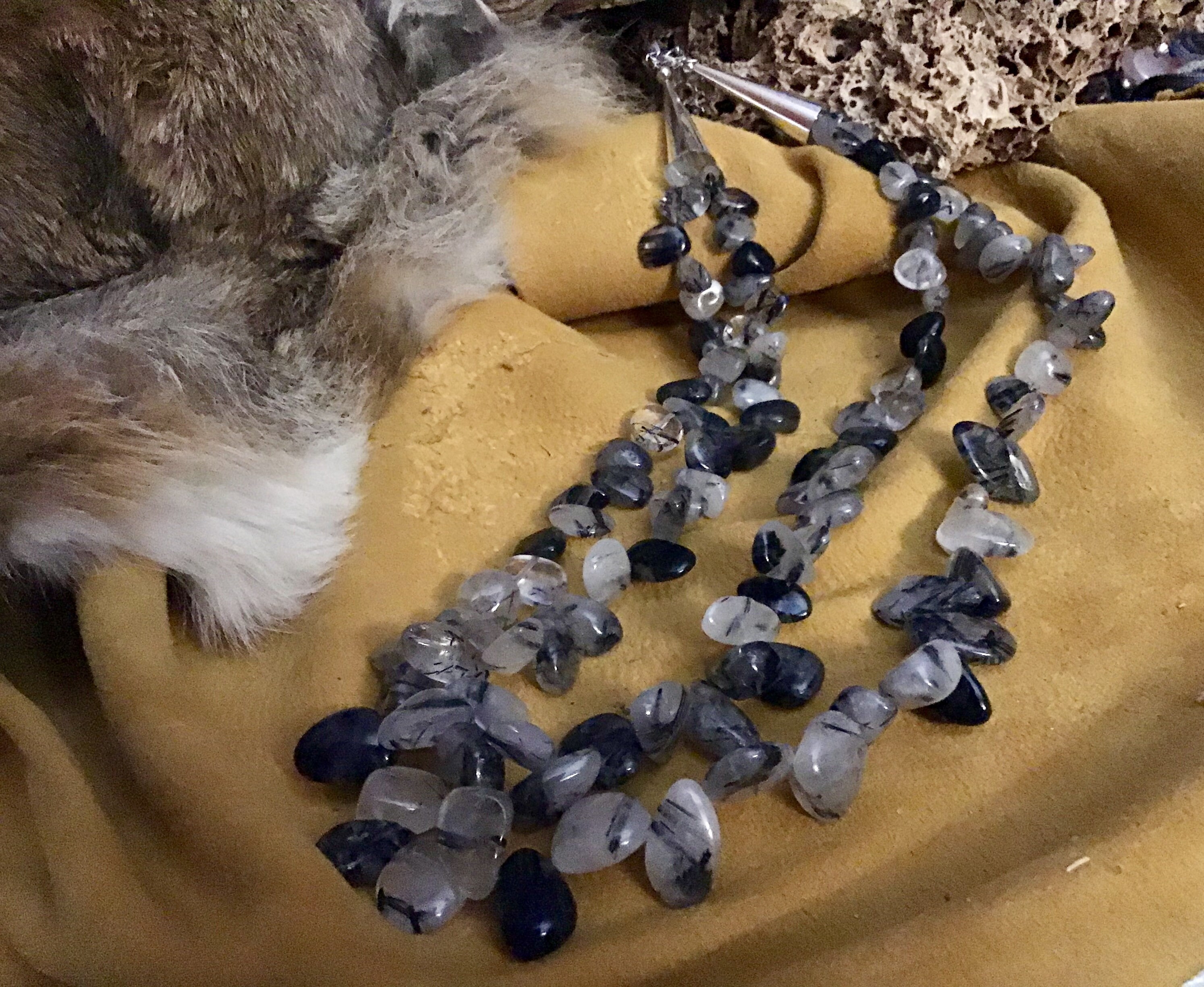 SOUTH WESTERN INDIAN JEWELRY ネイティブアメリカン Vintage Native America Indian Jewelry Navajo Snowflake Obsidian