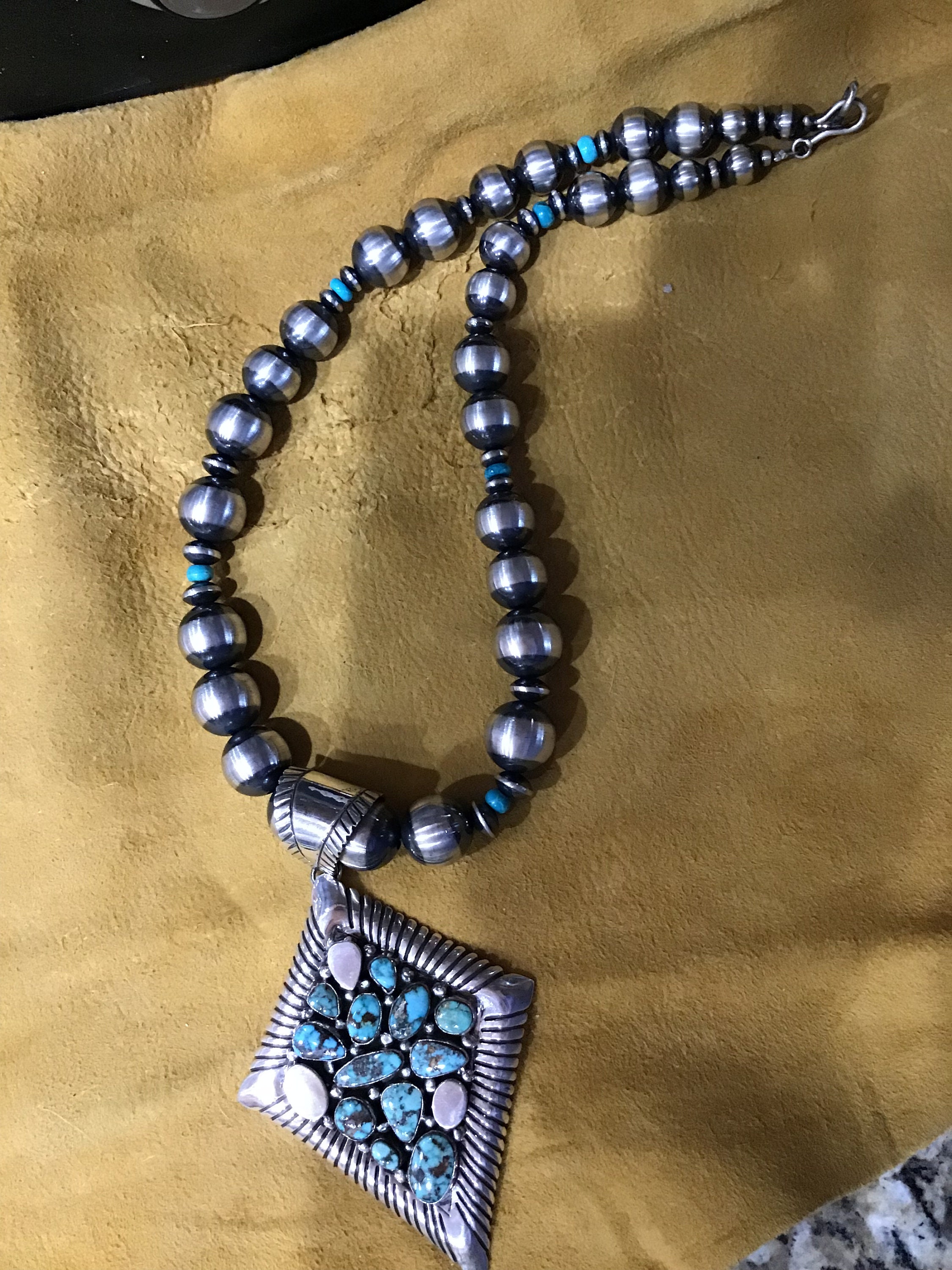 アクセサリー indian jewelry navajo necklace SIGNED Vintage Native American Indian Jewelry Sleeping